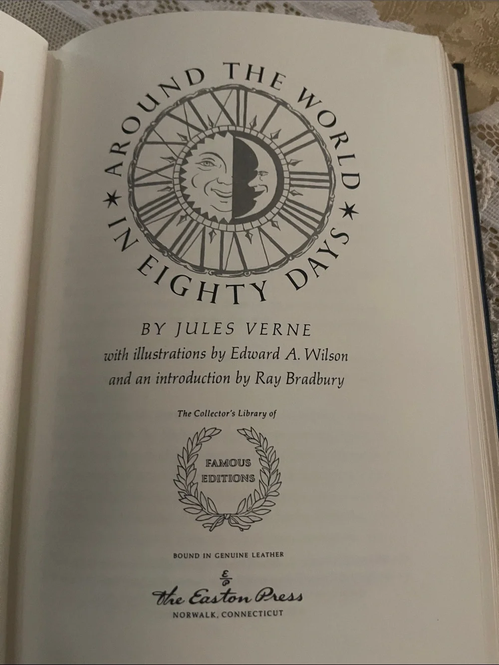 Jules Verne’s Around the World in Eighty Days - Blue & Gold 1983 Edition